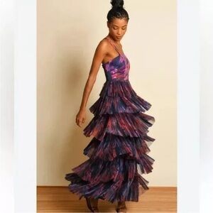 Hutch - Avani Tiered Dress Size 6p, Anthropologie, nuuly